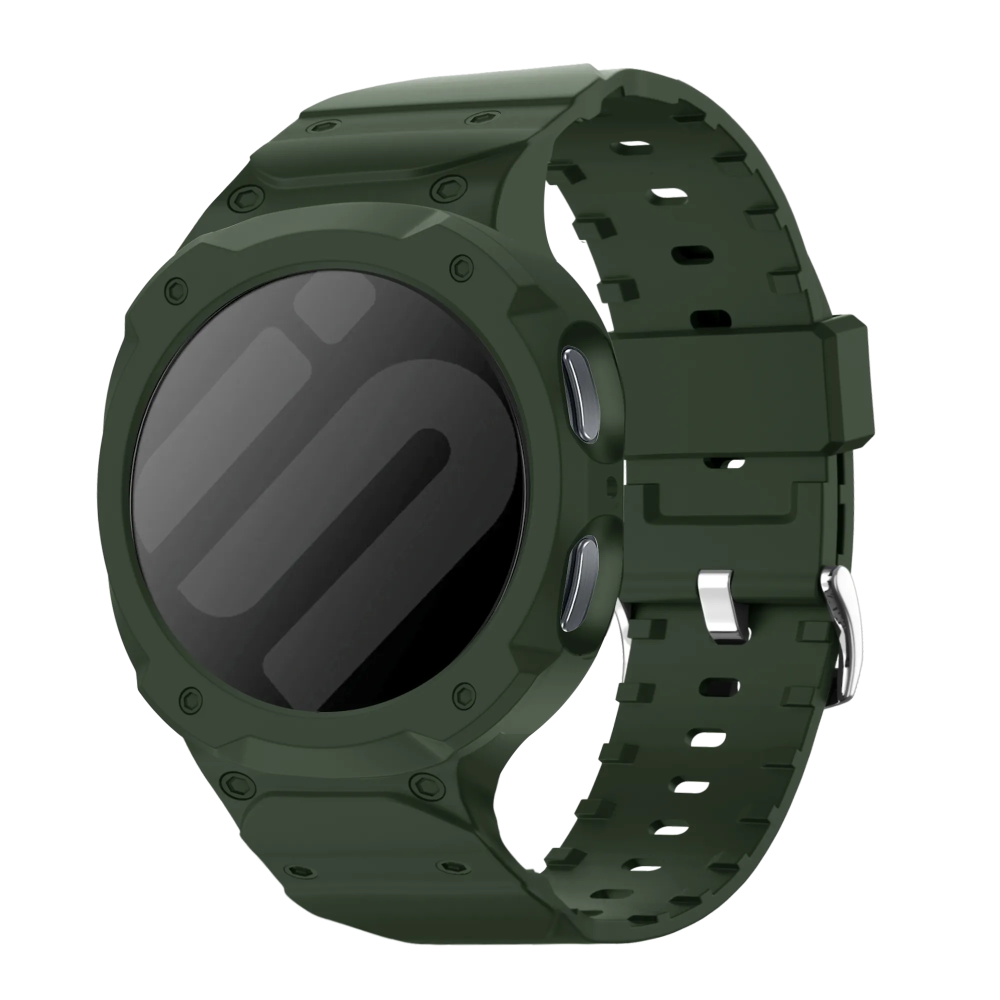 Samsung Galaxy Watch 8 - 44mm TPU bandje met frame (groen)