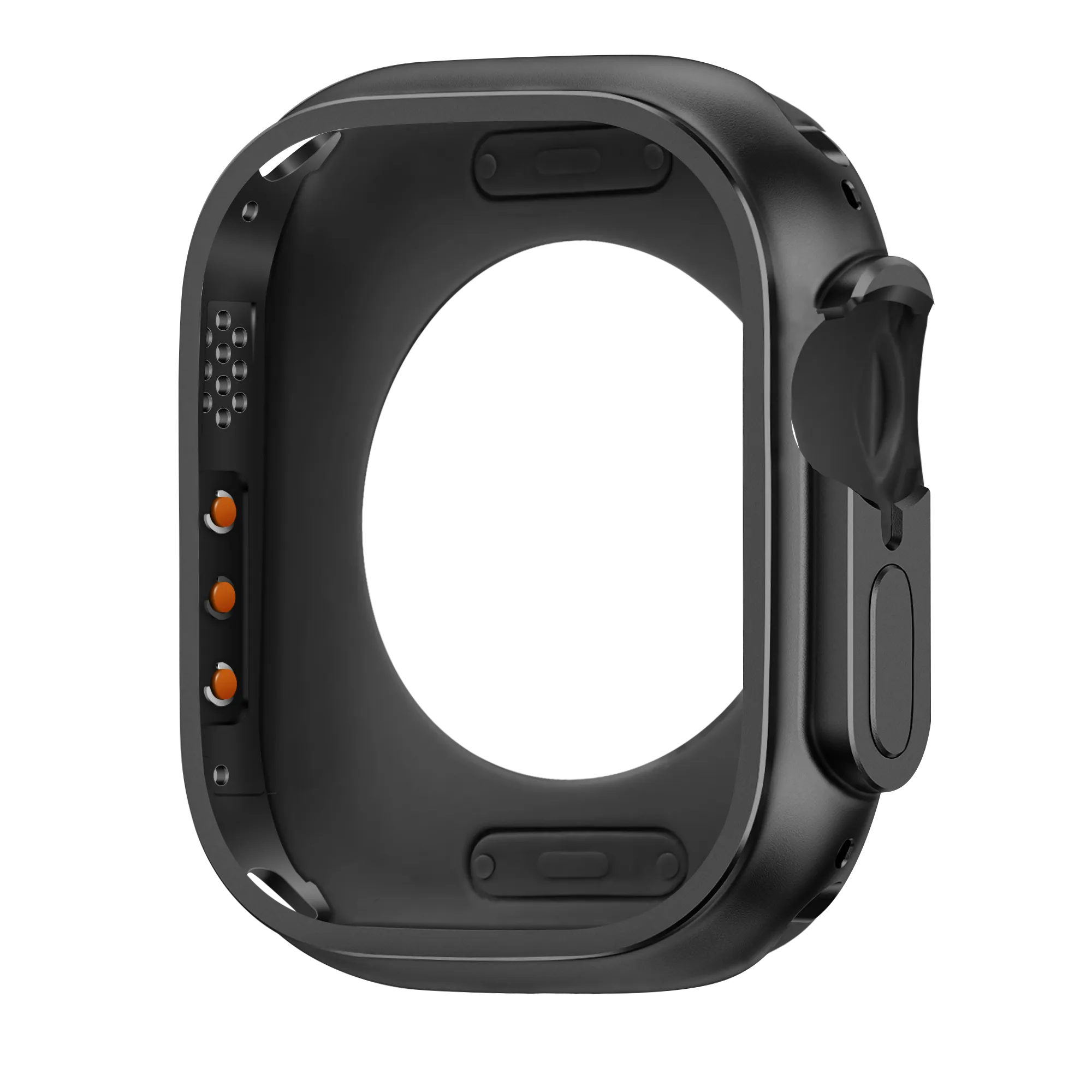 Bandz Apple Watch Ultra - 49mm metalen hoesje (zwart)