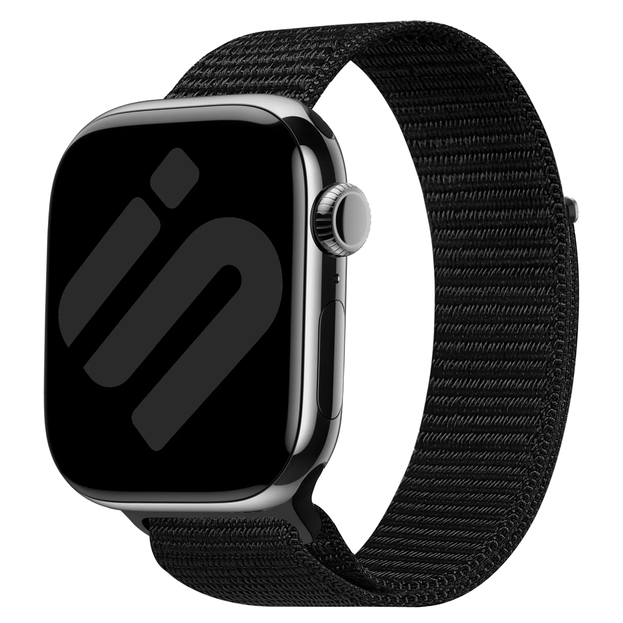 Apple Watch nylon bandje (zwart)  