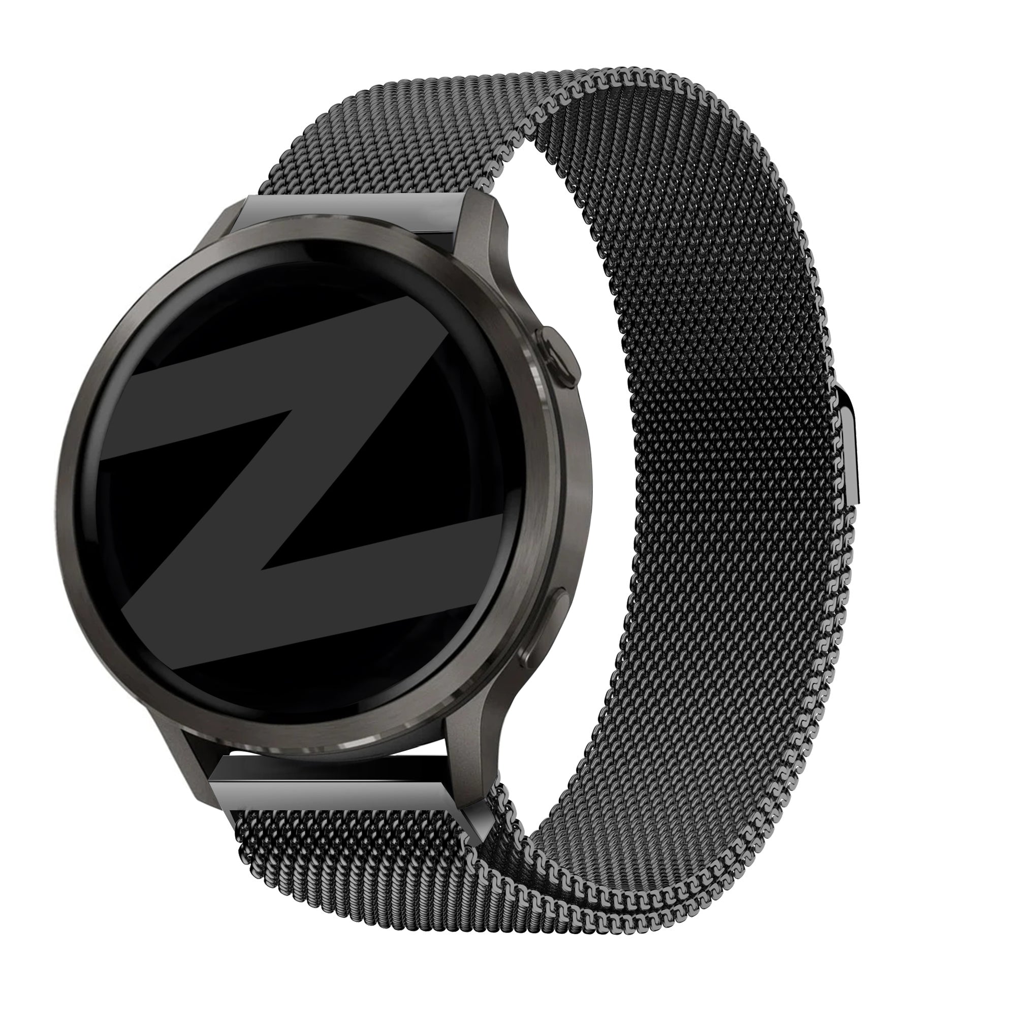 Bandz Garmin D2 Air X15 Milanese loop band (zwart)