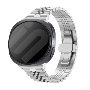 Samsung Galaxy Watch 8 - 44mm Jubilee stalen band (zilver)