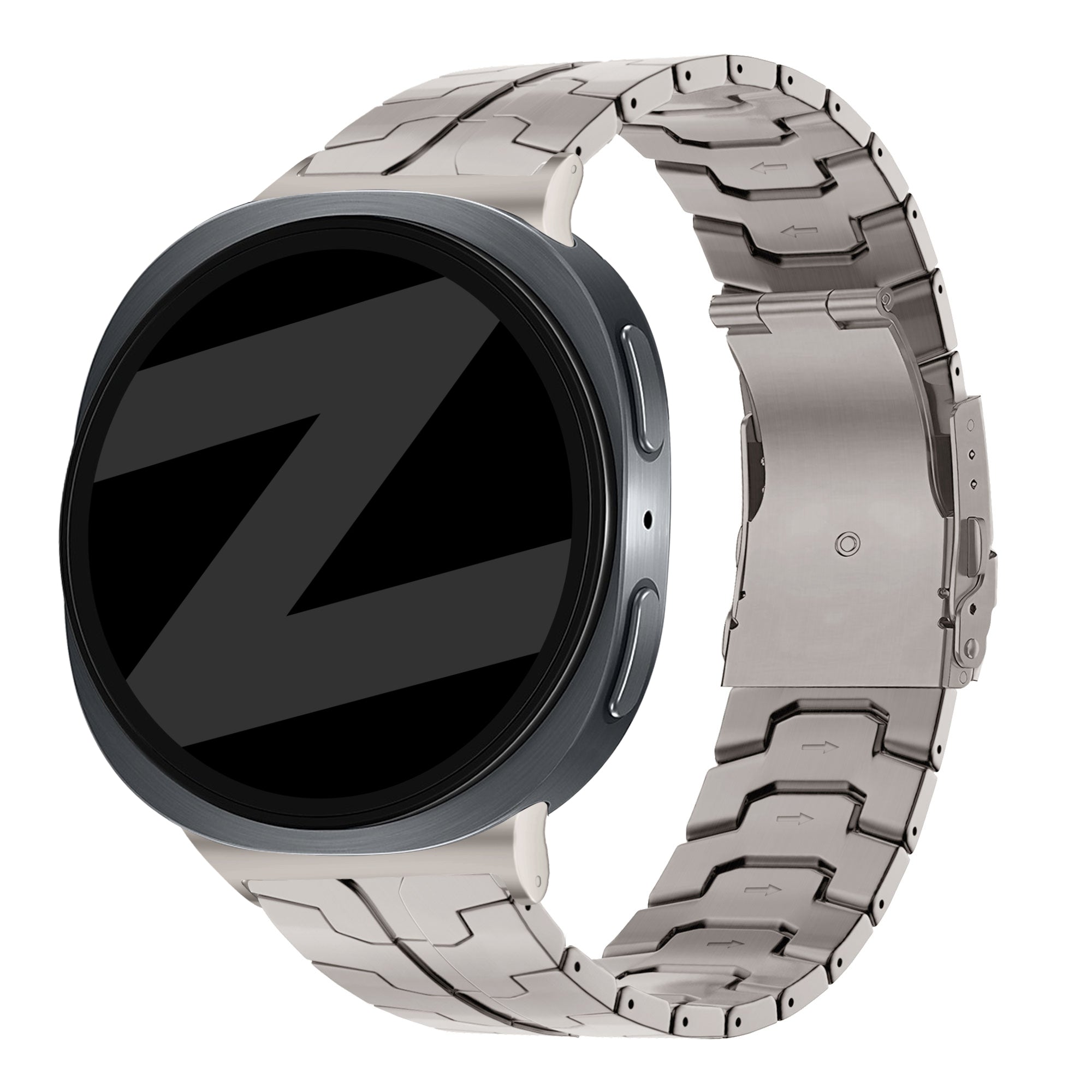 Bandz Samsung Galaxy Watch 8 - 44mm Titanium Strap 'Iron' (Titanium)