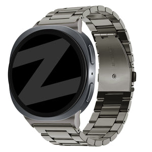 Bandz Samsung Galaxy Watch 8 - 40mm stalen band 'Classic' (grafiet)