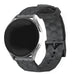Fossil Gen 5 silicone hexa band (zwart)