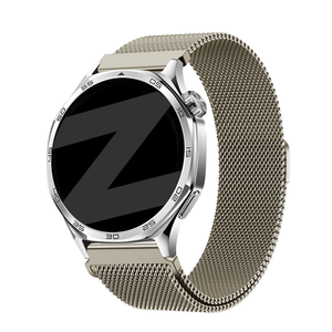 Bandz Amazfit Active Max Milanese band 'Easy fit' (titanium)