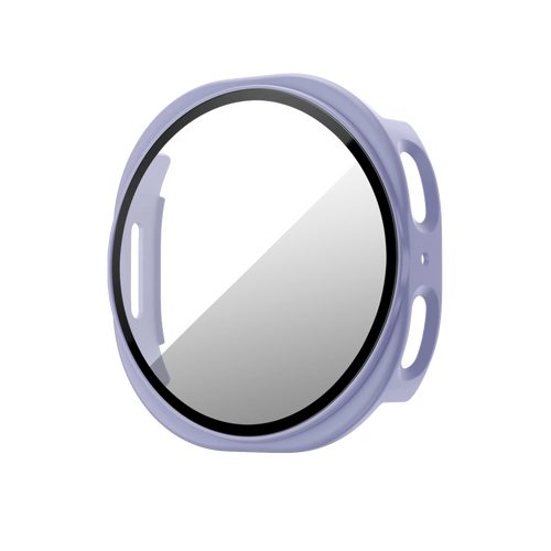 Bandz Samsung Galaxy Watch 8 - 40mm PC hoesje met glas (paars)