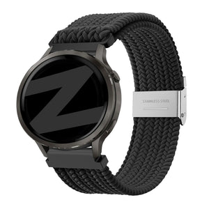 Bandz Garmin D2 Air X15 gevlochten nylon band (zwart)