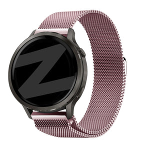 Bandz Garmin Bounce 2 Milanese Loop Strap (Pink)