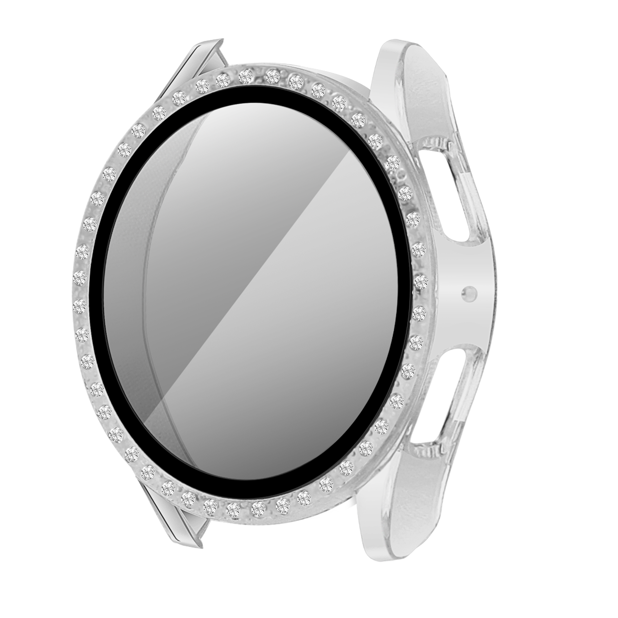 Samsung Galaxy Watch 7 - 40mm Diamond hoesje met glas (transparant)