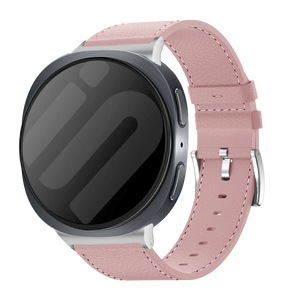 Samsung Galaxy Watch 8 - 40mm leren grain band (roze)