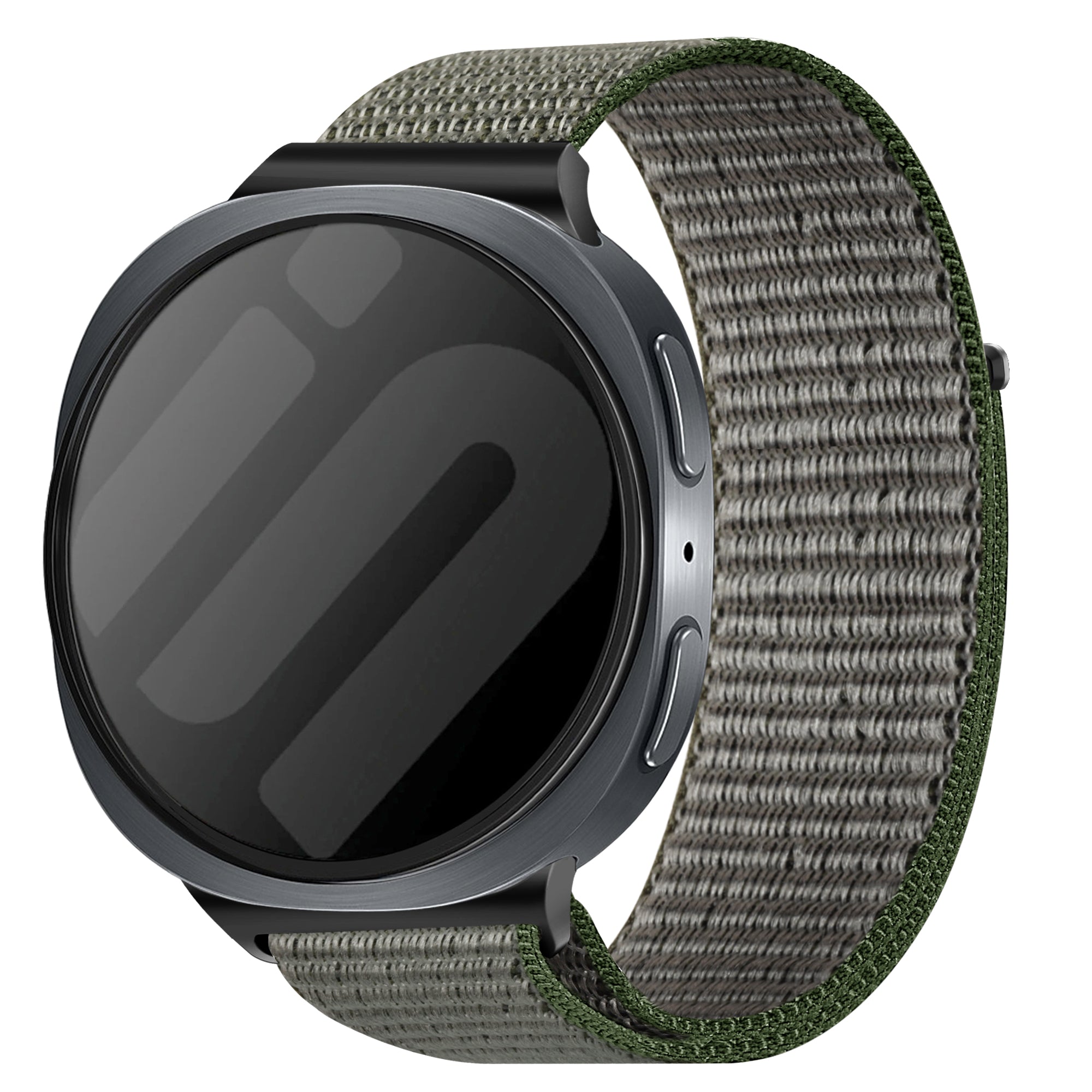  Samsung Galaxy Watch 8 Classic nylon bandje (olijfgroen)