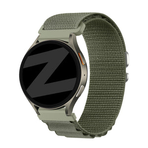 Bandz Amazfit Active 3 Premium Alpine bandje (olijfgroen)