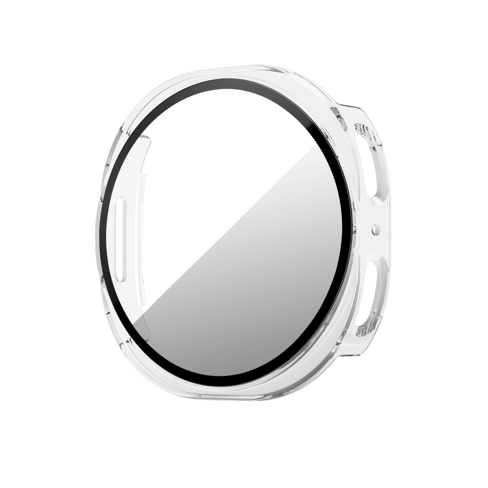 Bandz Samsung Galaxy Watch 8 - 44mm PC hoesje met glas (transparant)