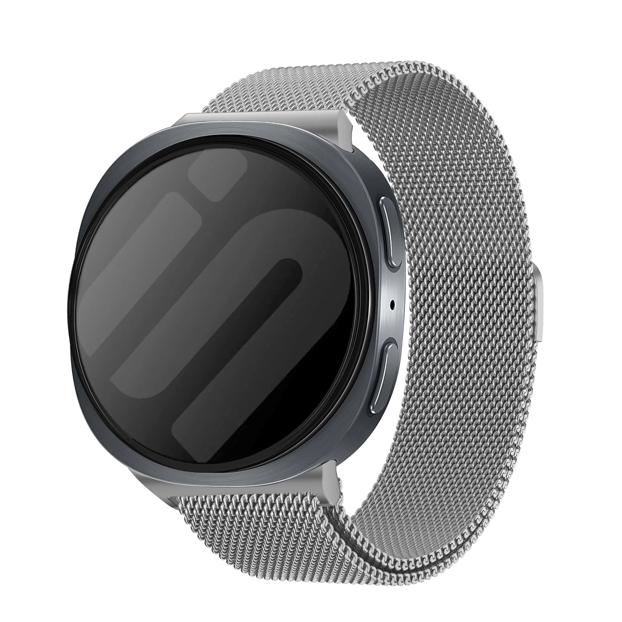 Samsung Galaxy Watch 8 Classic Milanese band (zilver)
