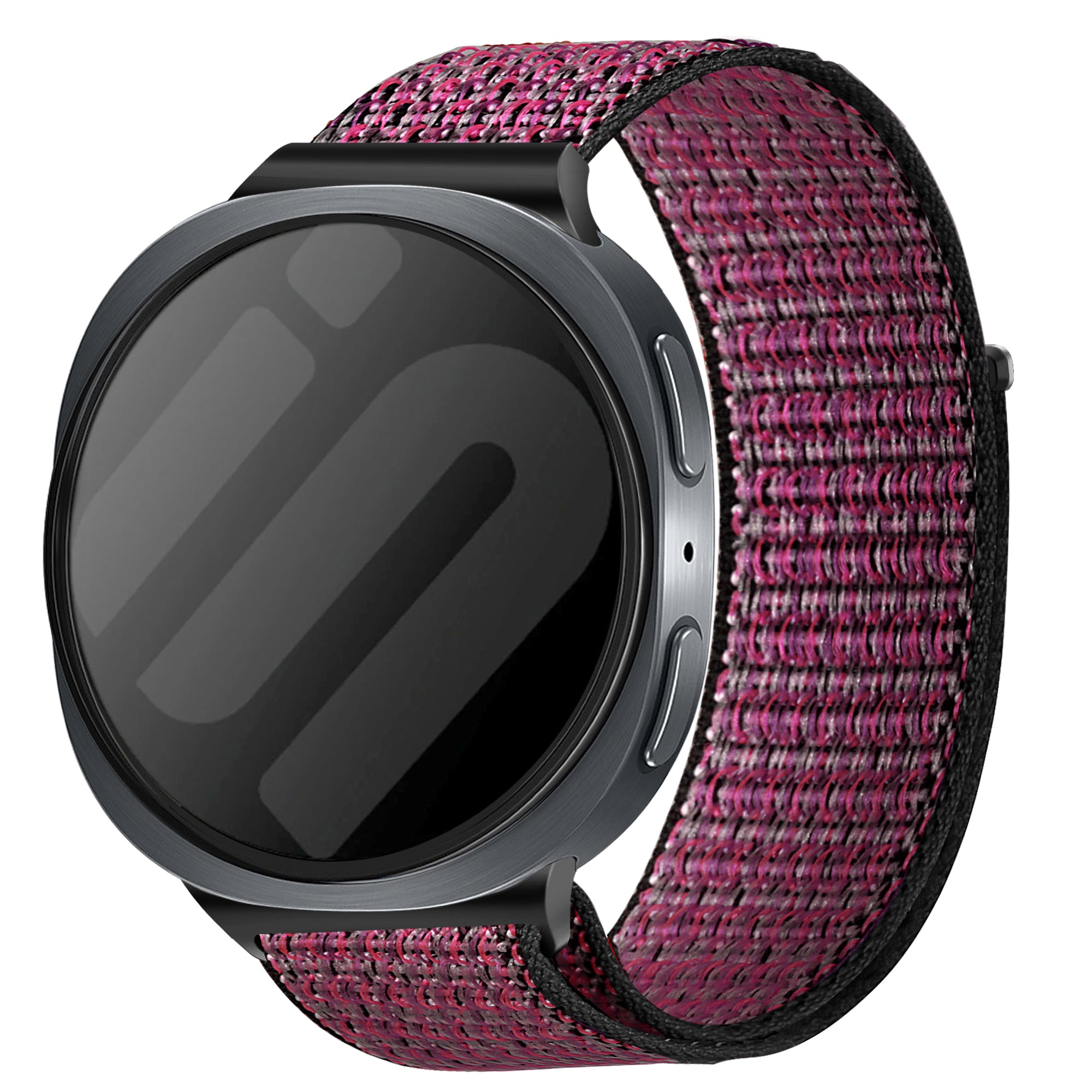  Samsung Galaxy Watch 8 - 40mm nylon bandje (true berry)