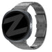 Bandz Samsung Galaxy Watch 8 - 44mm stalen band 'Royal' (zwart)