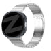 Bandz Samsung Galaxy Watch 8 Classic titanium band 'One Bead' (zilver)