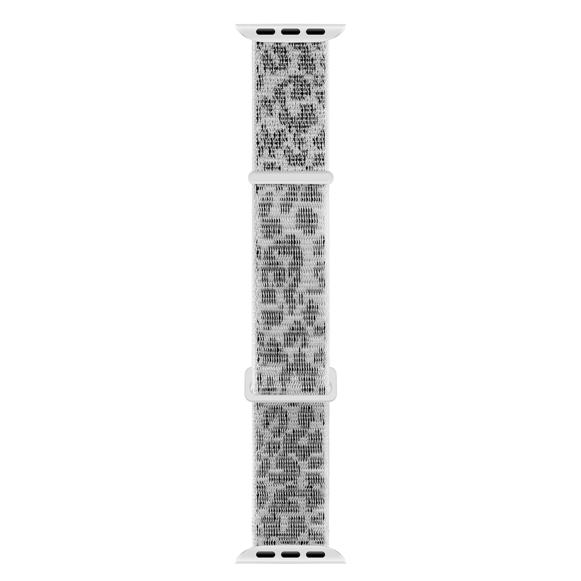 xoxo Wildhearts Apple Watch nylon  bandje (white leopard)