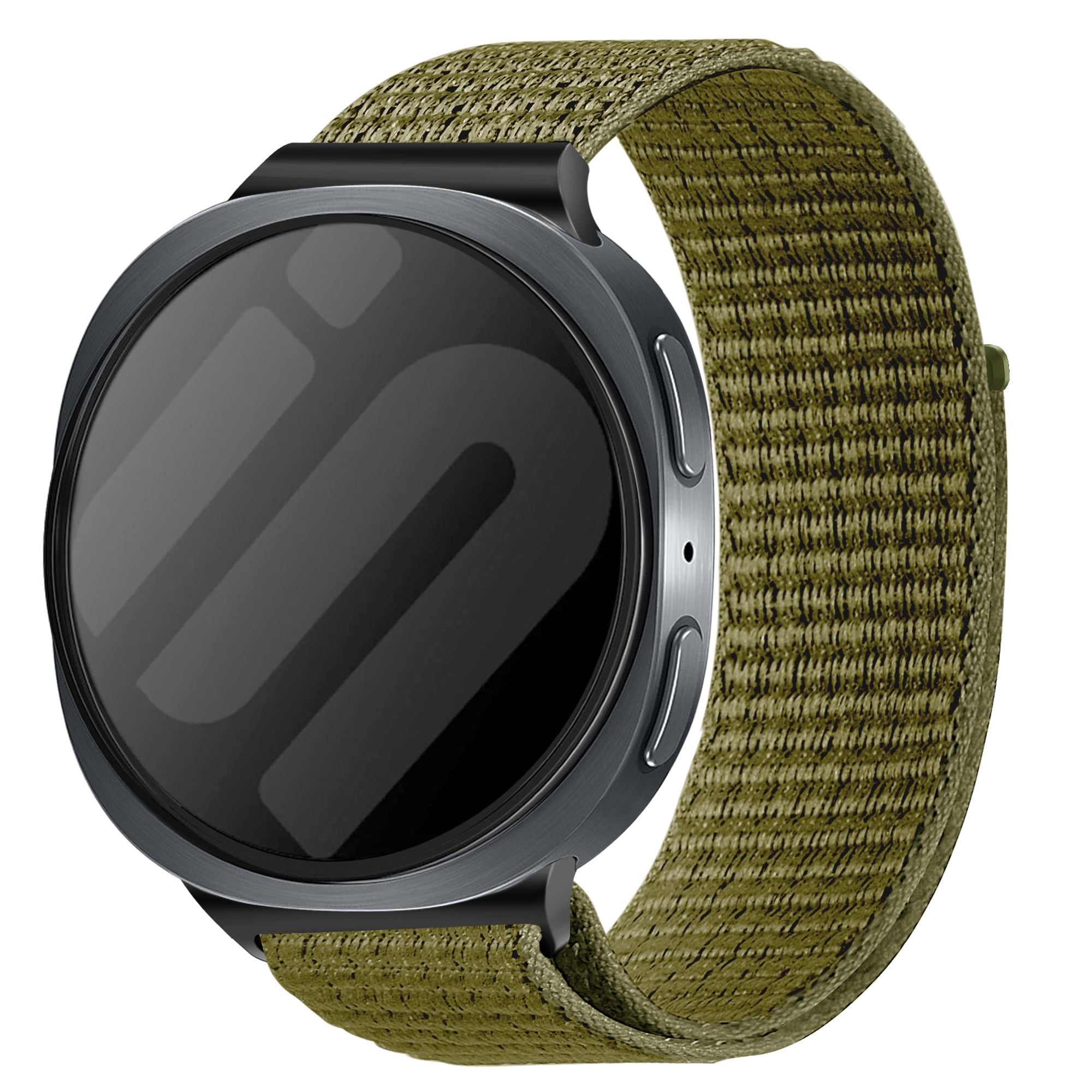  Samsung Galaxy Watch 8 Classic nylon bandje (olijf)