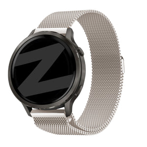 Bandz Garmin Venu 3s Milanese loop band (sterrenlicht)