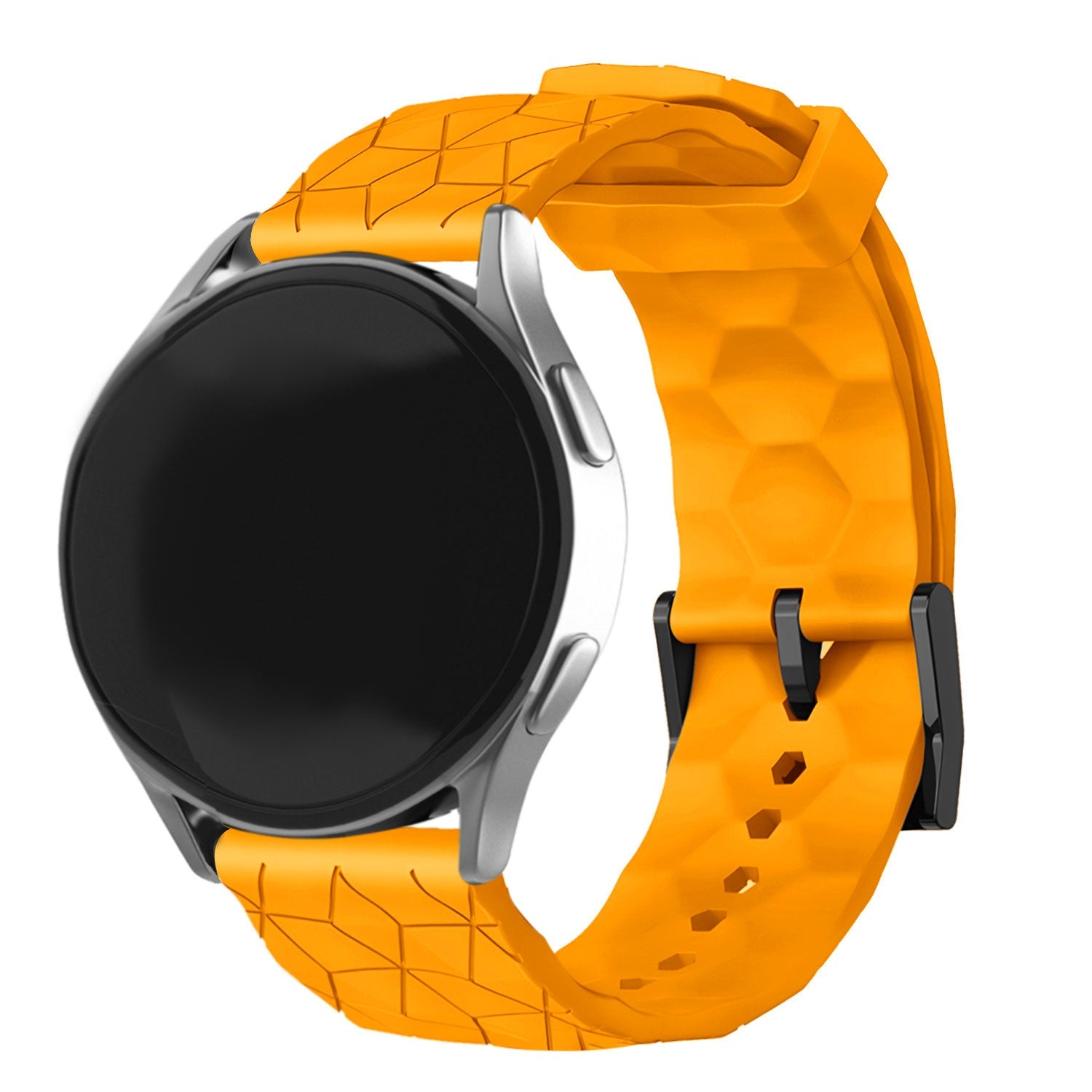 Coros Apex 46mm Silicone Hexa Strap (Orange)