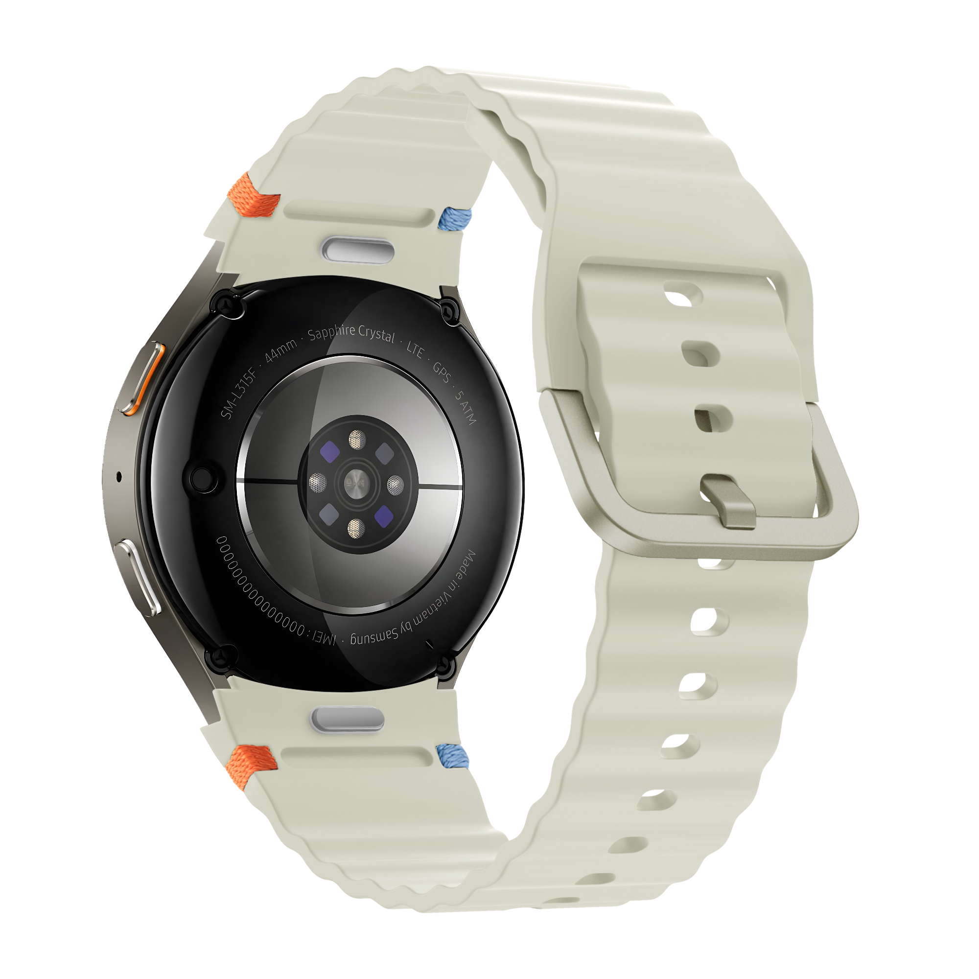 Bandz Samsung Galaxy Watch 5 Pro wave band 'Easy fit' (sterrenlicht)