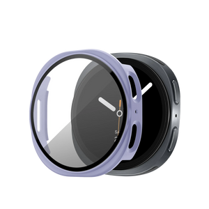 Bandz Samsung Galaxy Watch 8 - 40mm PC hoesje met glas (paars)
