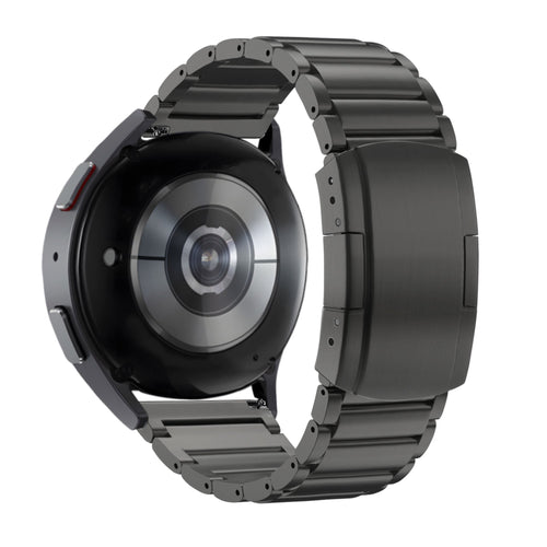 Bandz Garmin Forerunner 265 titanium schakel band (zwart)