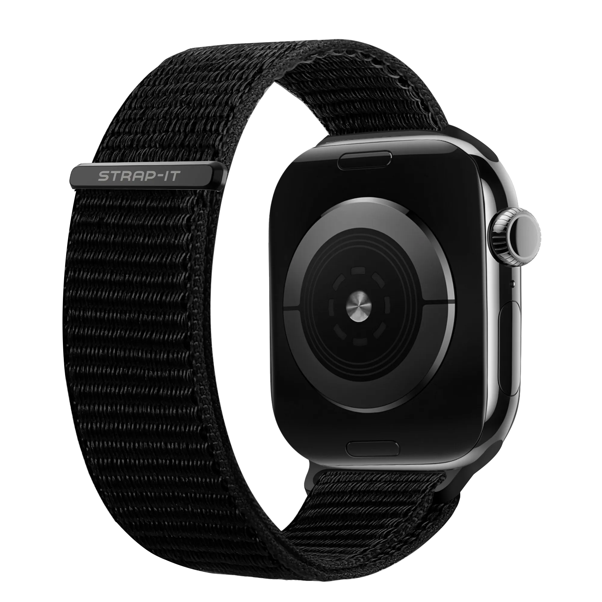 Apple Watch nylon bandje (zwart)  