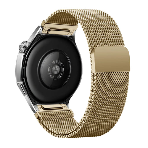 Bandz Withings ScanWatch Nova Milanese Strap 'Easy fit' (Gold)