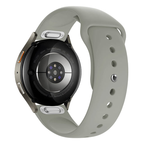 Bandz Huawei Watch GT 5 Pro - 42mm sport band 'Easy fit' (lichtgrijs)