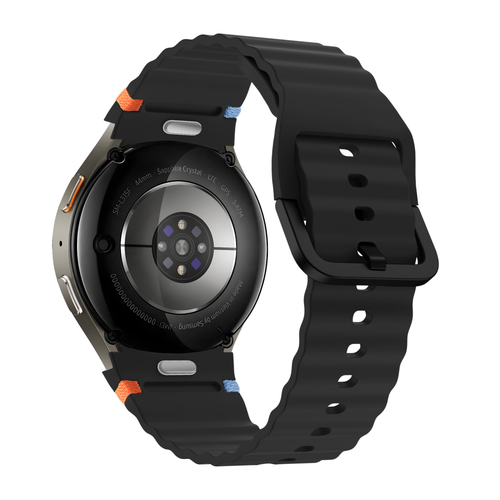 Bandz Samsung Galaxy Watch 7 - 44mm Wave Strap 'Easy Fit' (Black)