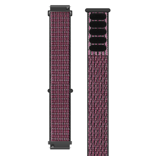 Withings ScanWatch Nova Nylon Strap (Crimson Berry)