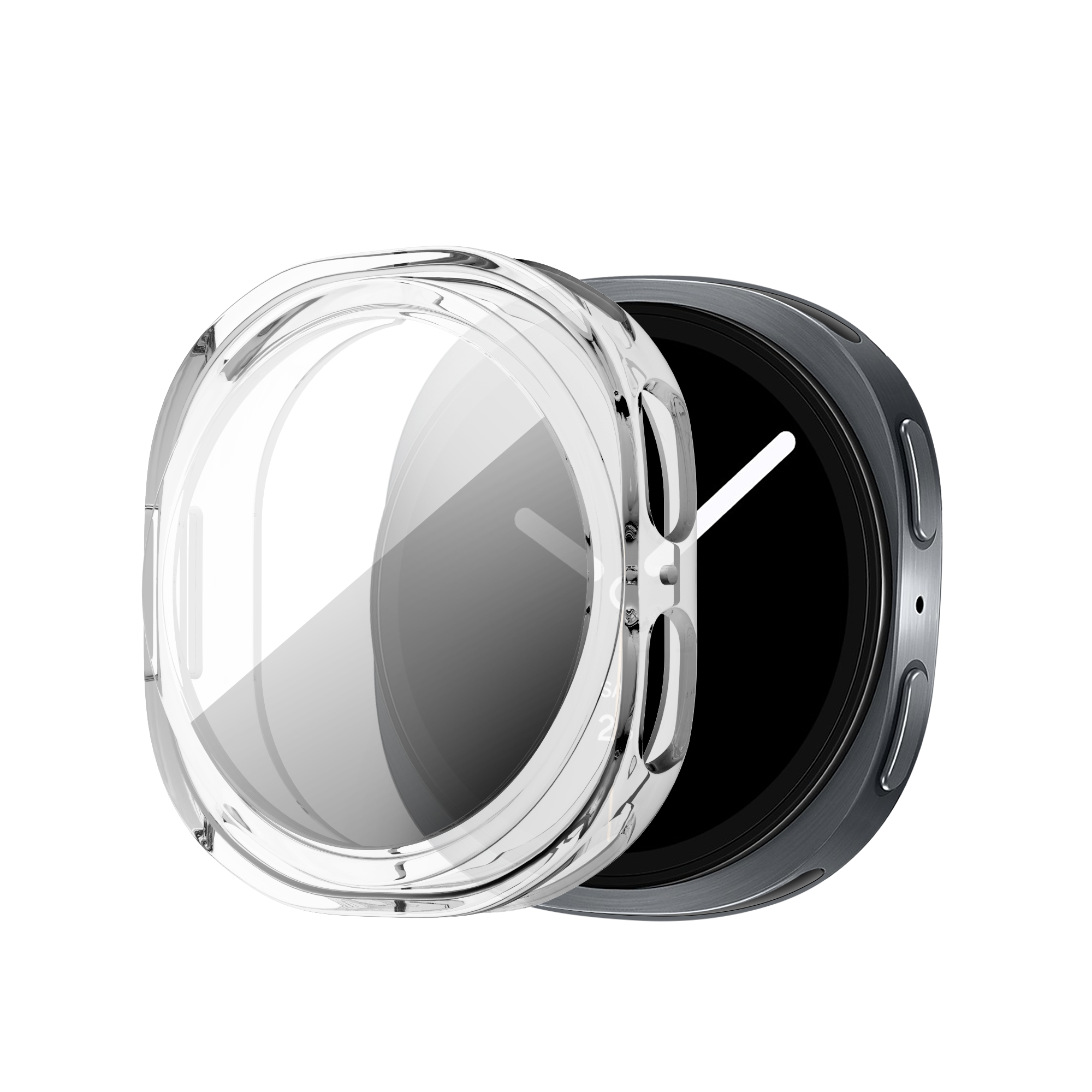 Bandz Samsung Galaxy Watch 8 - 40mm TPU hoesje (transparant)