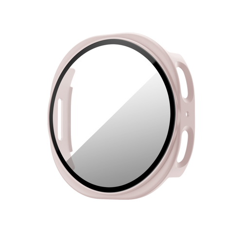 Bandz Samsung Galaxy Watch 8 - 40mm PC hoesje met glas (roze)