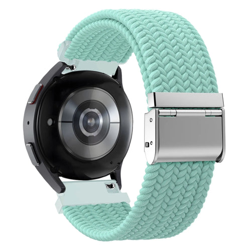 Bandz Pebble Round 2 - 20mm gevlochten nylon band (turquoise)