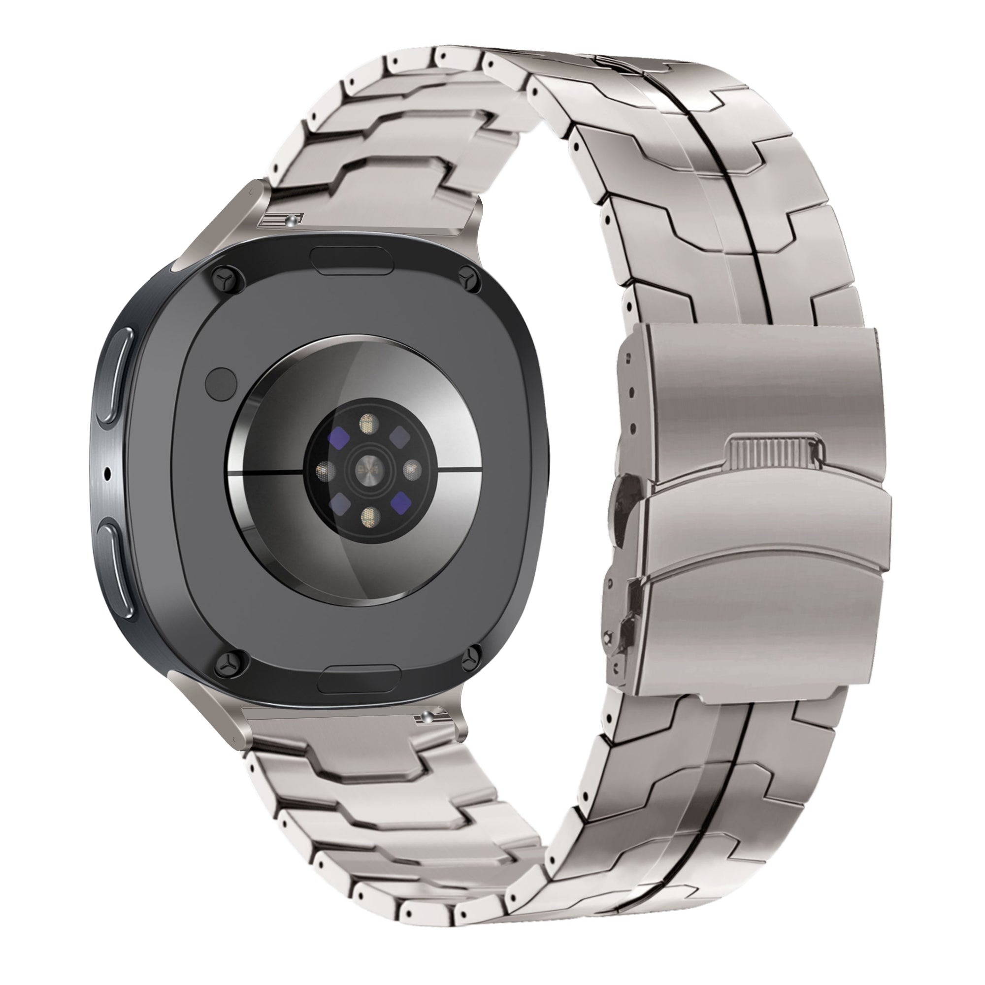 Bandz Samsung Galaxy Watch 8 - 44mm Titanium Strap 'Iron' (Titanium)