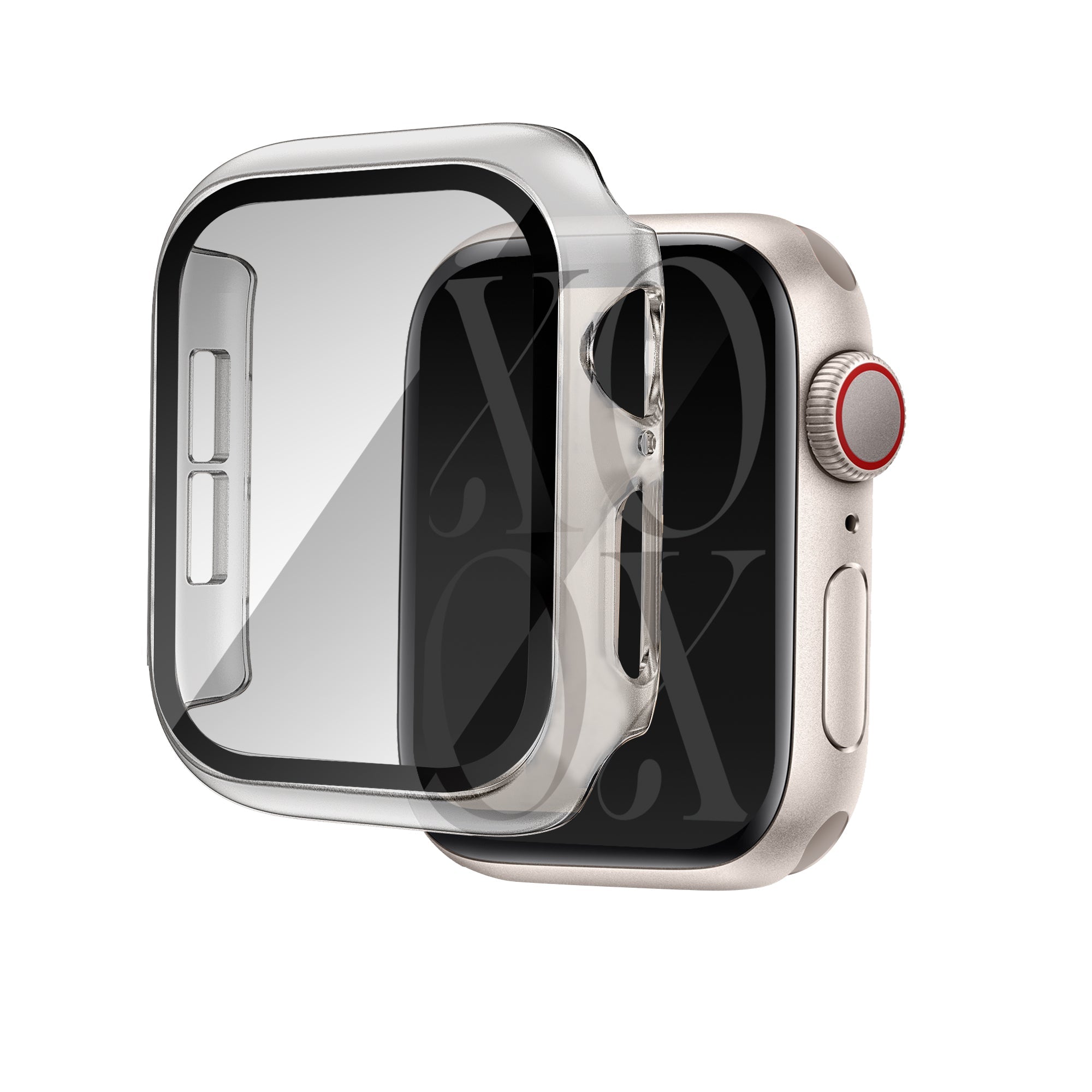 xoxo Wildhearts Apple Watch Case - Transparent