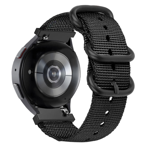 Bandz Coros Pace 3 nylon band met gesp (zwart)