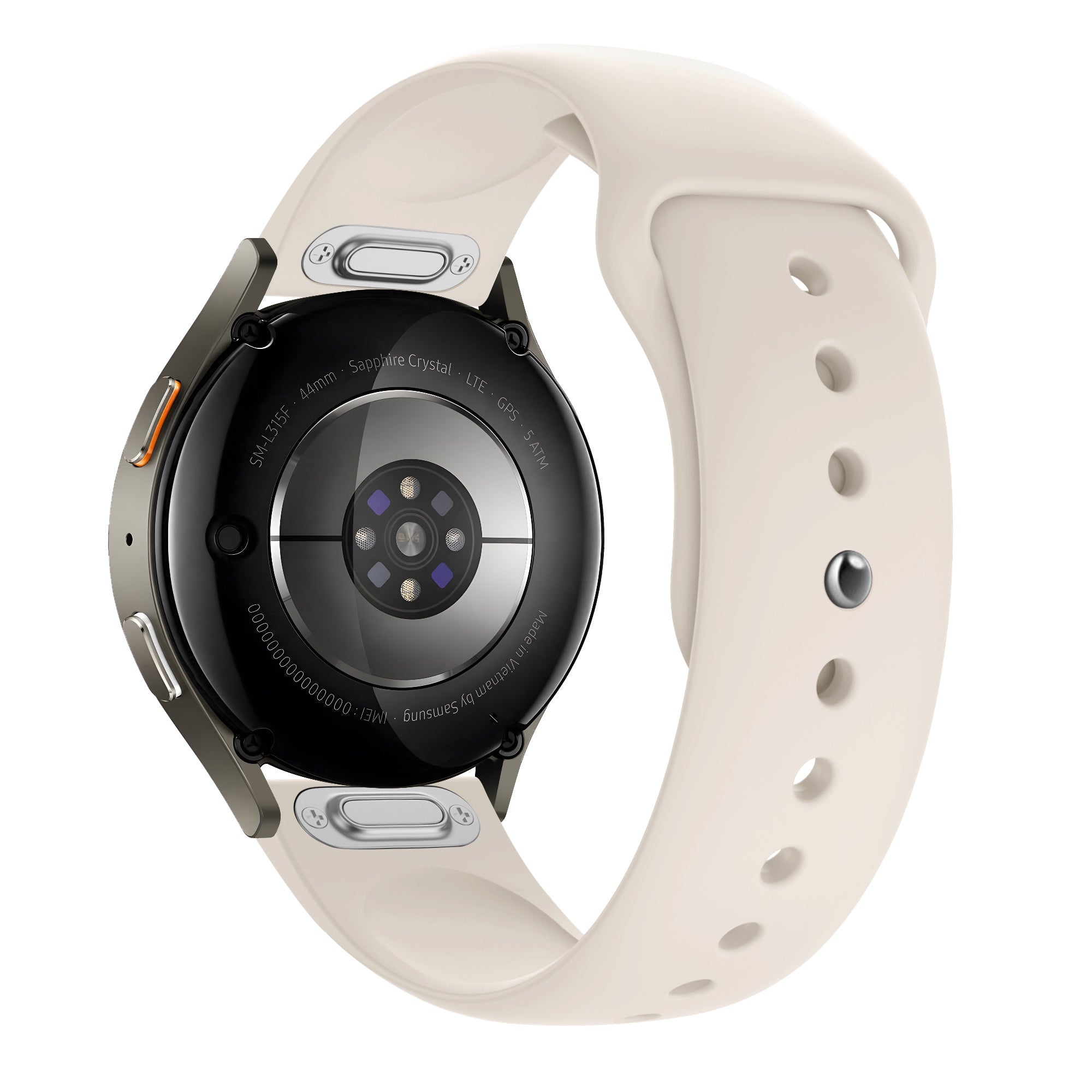 Bandz Huawei Watch GT 5 Pro - 42mm sport band 'Easy fit' (sterrenlicht light)