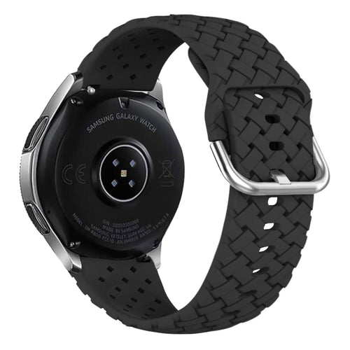 Amazfit Bip U (Pro) Braided Silicone Strap (Black)