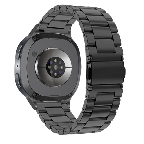 Bandz Samsung Galaxy Watch 8 - 40mm stalen band 'Classic' (zwart)