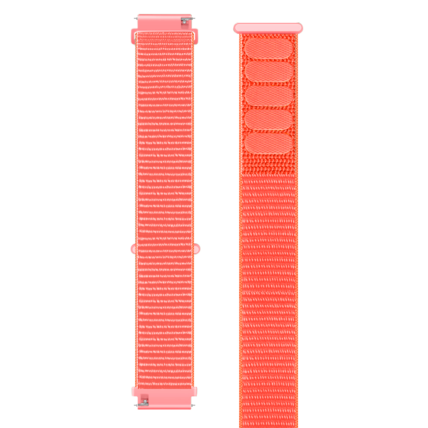 Garmin Venu 4 - 45mm nylon band (oranje/rood)