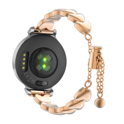 xoxo Wildhearts Garmin Lily 2 Steel Strap 'Hearts' (Rose Gold)