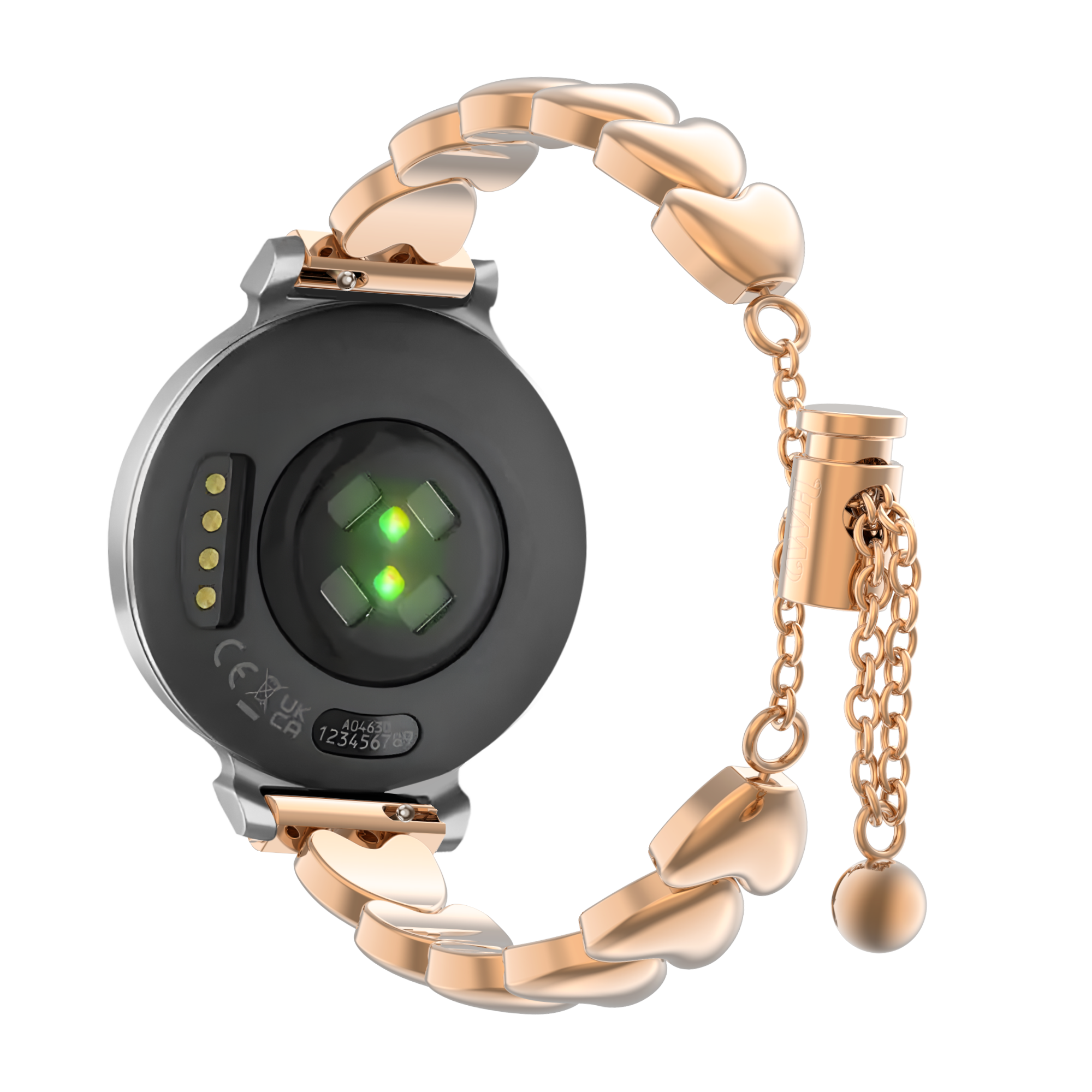xoxo Wildhearts Garmin Lily 2 Steel Strap 'Hearts' (Rose Gold)
