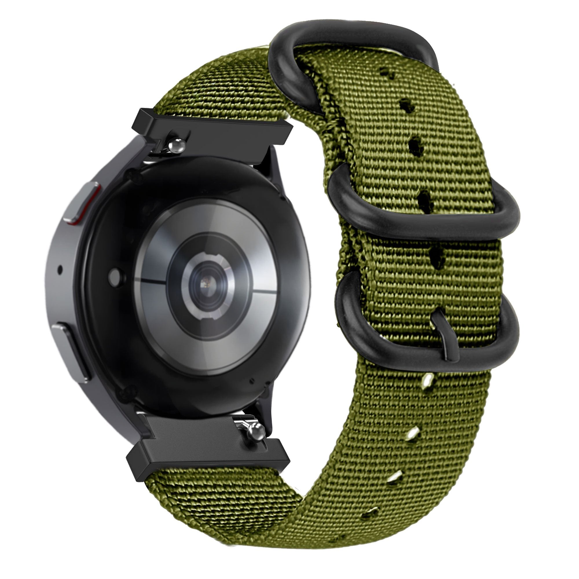 Bandz Amazfit Cheetah (Pro) nylon band met gesp (groen)