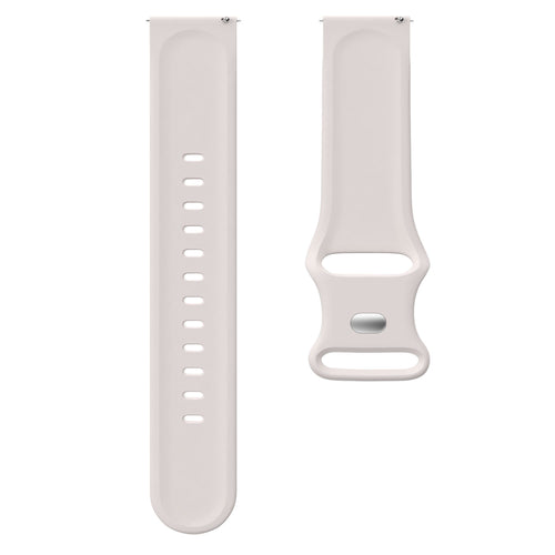 xoxo Wildhearts Fossil Gen 5e 44mm siliconen bandje (beige)