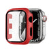Apple Watch PC hard case met glas (rood)