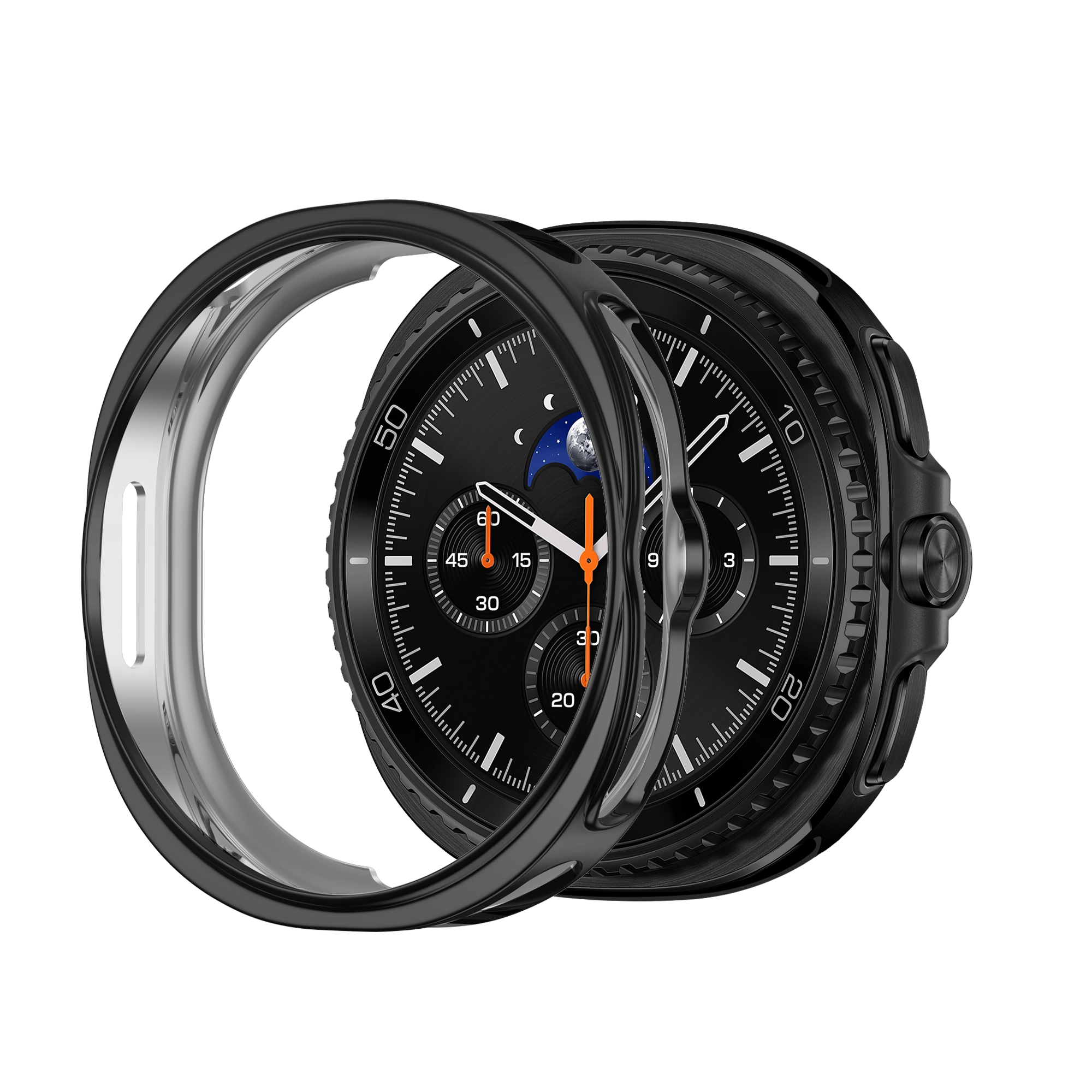 Bandz Samsung Galaxy Watch 8 Classic TPU hoesje (zwart)