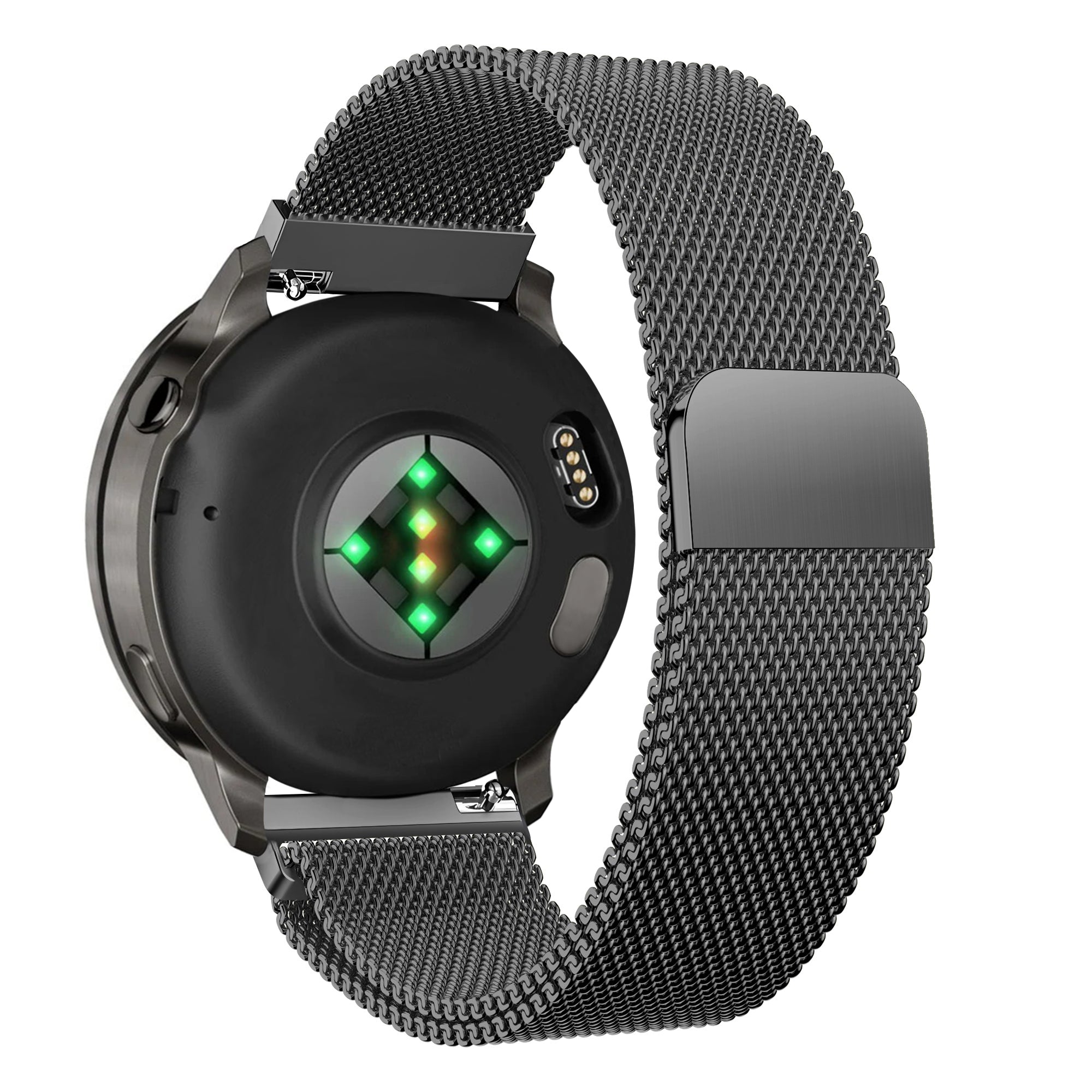 Bandz Garmin D2 Air X15 Milanese loop band (zwart)